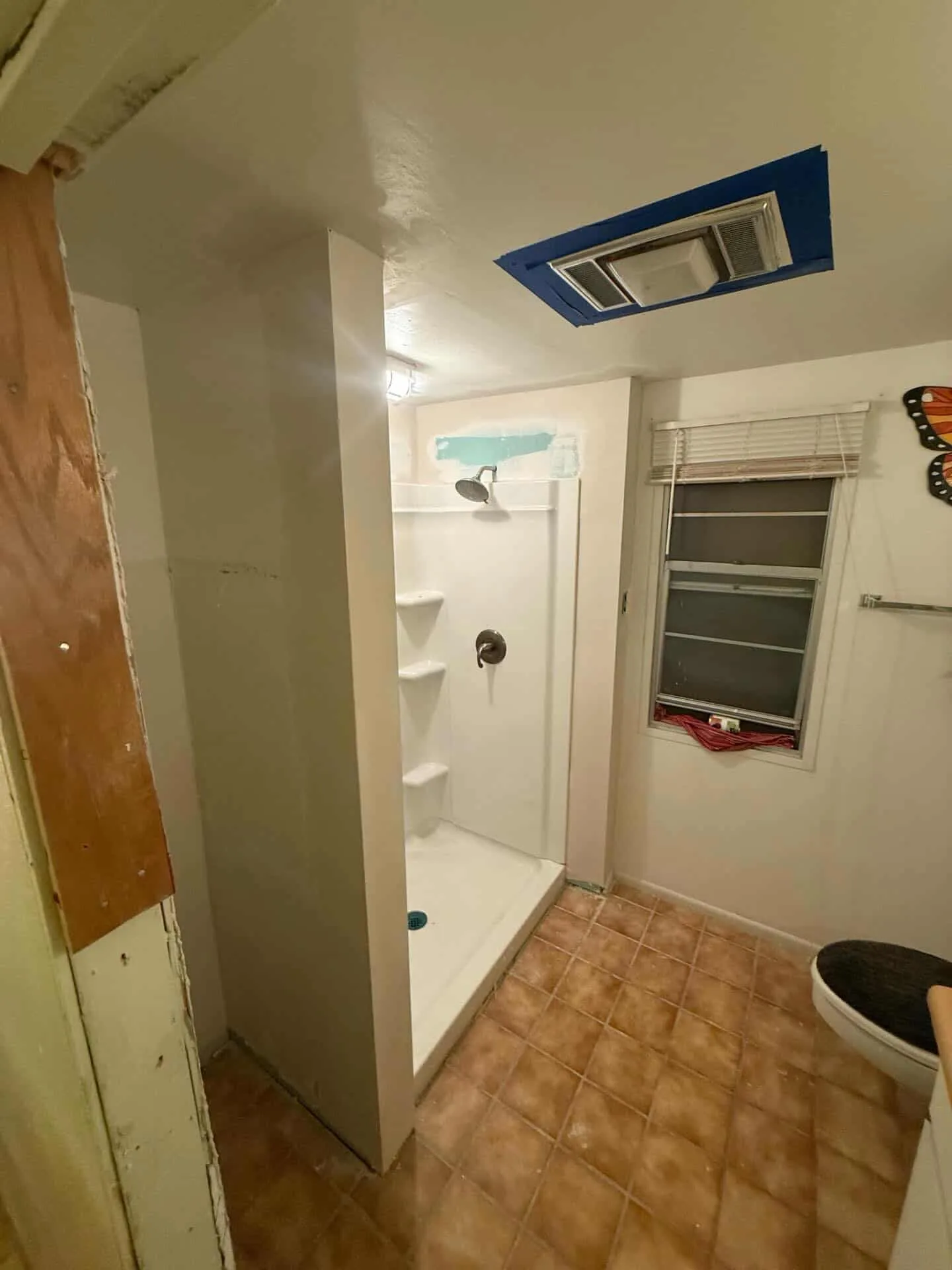 Bathroom remodel after drywall repair in Phoenix, AZ